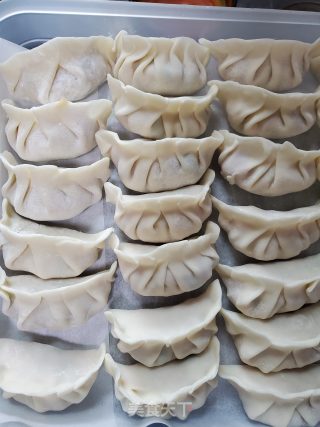 三鲜煎饺的做法步骤：9