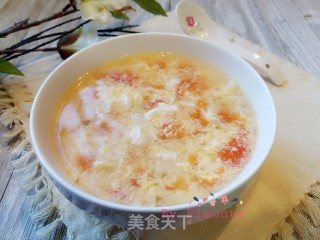 番茄海鲜菇蛋花汤的做法步骤：7