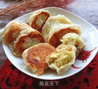 大白菜素煎饺的做法步骤：11