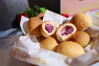 紫薯夹心面包的做法步骤：13