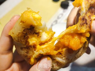 手抓饼版南瓜饼的做法步骤：10