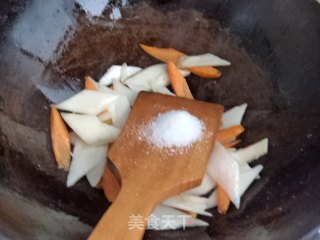 黄瓜炒山药的做法步骤：6