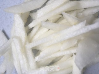 百香果柠檬蜜拌雪梨的做法步骤：3