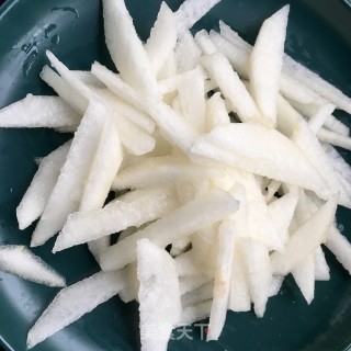 百香果柠檬蜜拌雪梨的做法步骤：4