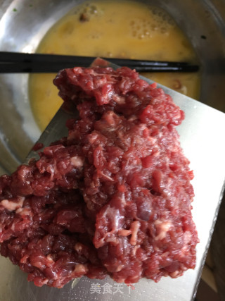 牛肉蒸蛋的做法步骤：3