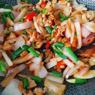 洋葱炒肉的做法步骤：8