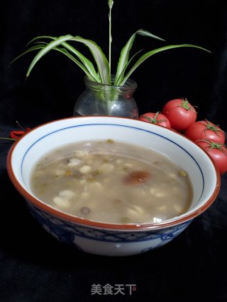 莲子绿豆陈皮糖水的做法步骤：4