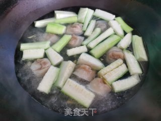 丝瓜云吞汤的做法步骤：6