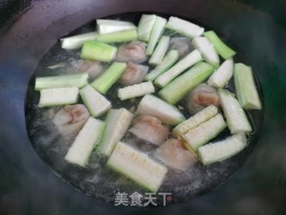 丝瓜云吞汤的做法步骤：7