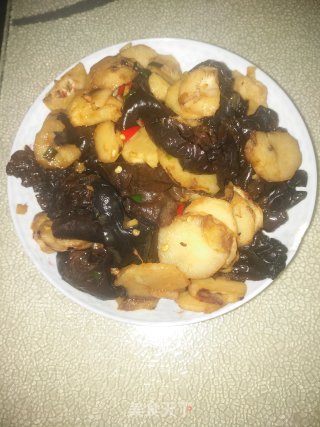 马蹄炒木耳的做法步骤：14