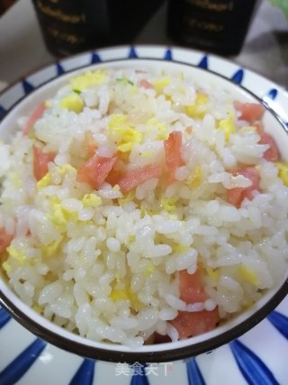 香肠炒饭的做法步骤：6