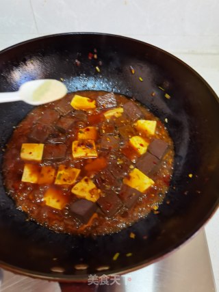 鸭血炖豆腐的做法步骤：15