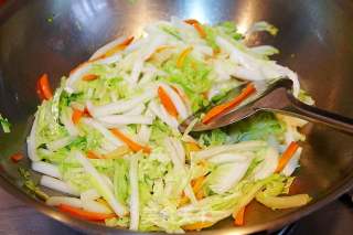 白菜冻豆腐炖粉条的做法步骤：6