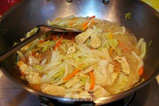 白菜冻豆腐炖粉条的做法步骤：8