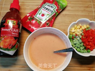 网红爆款美食～～火山土豆泥的做法步骤：7