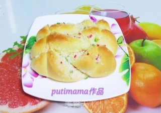 椰蓉花样面包的做法步骤：13