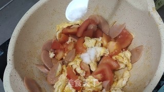 家常菜西红柿炒鸡蛋的做法步骤：9