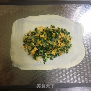 虾皮韭菜饼的做法步骤：18