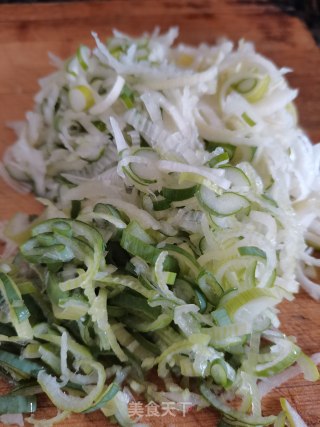 锅贴南瓜饺的做法步骤：2