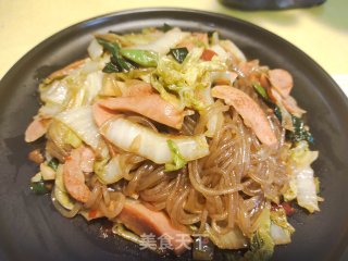 素炒红薯粉丝的做法步骤：10