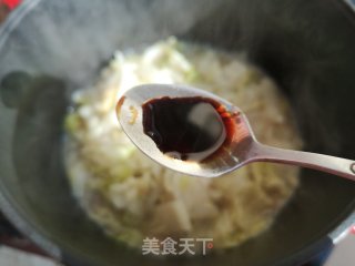 虾仁白菜炖粉条的做法步骤：7