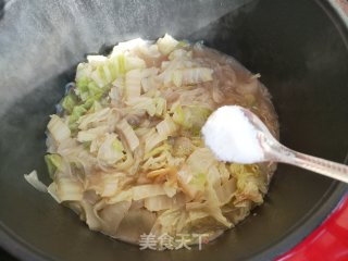 虾仁白菜炖粉条的做法步骤：10