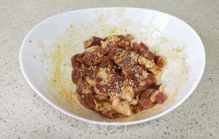 家庭自制羊肉串的做法步骤：9