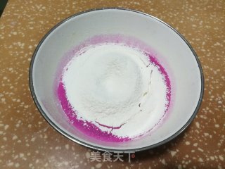 火龙果华夫饼的做法步骤：4