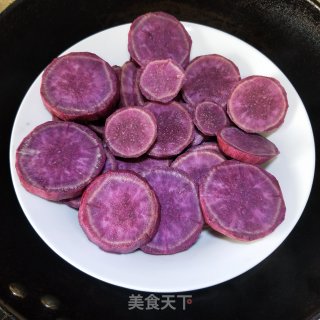 水果紫薯挞的做法步骤：2