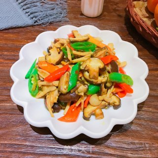 小炒双菇的做法步骤：10