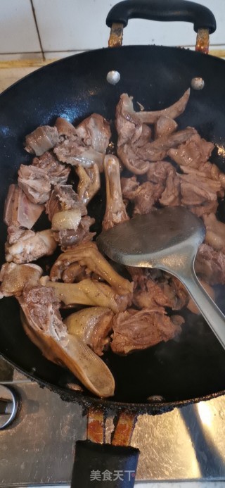 扁豆烧鸭的做法步骤：4
