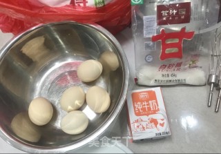奶油蛋糕卷的做法步骤：1