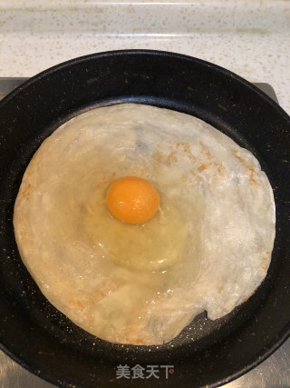 榨菜手抓饼的做法步骤：2