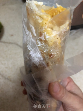 榨菜手抓饼的做法步骤：5