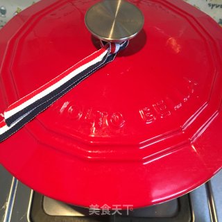 五花肉烧百叶结的做法步骤：8