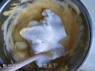 南瓜戚风蛋糕的做法步骤：8