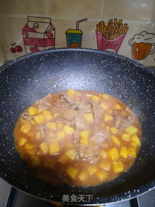 黑胡椒土豆牛肉饭的做法步骤：7