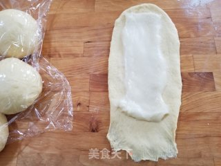 南瓜麻糬蜜豆软欧的做法步骤：10
