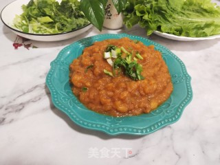 土豆酱拌蔬菜杂粮饭的做法步骤：9