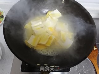鸡蛋烧豆腐的做法步骤：5