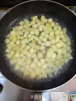 牛奶苹果汤的做法步骤：4