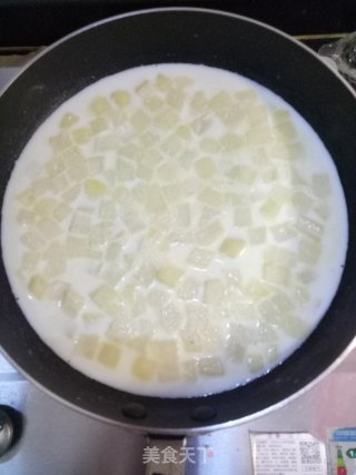 牛奶苹果汤的做法步骤：6