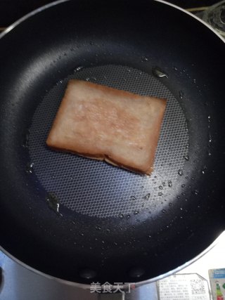 香煎黑麦吐司面包片的做法步骤：4