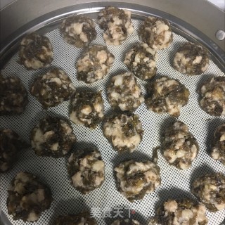 蒸紫菜肉丸的做法步骤：6