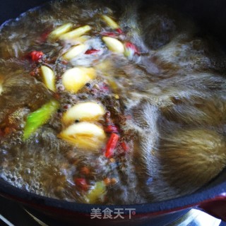 椒香土鸡炖粉带的做法步骤：10