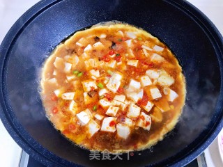 嫩滑又下饭的鸡蛋抱豆腐的做法步骤：10