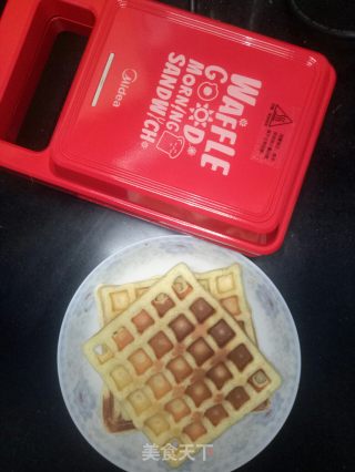 华夫饼的做法步骤：11