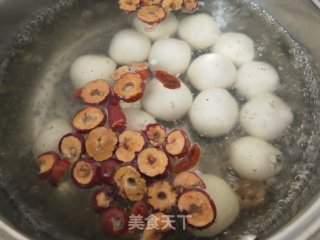 山药红糖糯米圆子汤的做法步骤：4