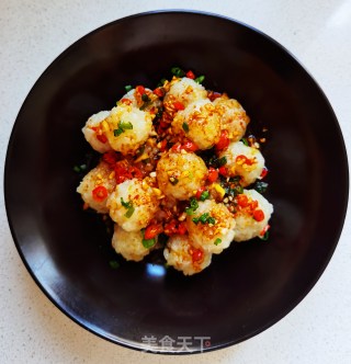 蒸水晶土豆丸子的做法步骤：18