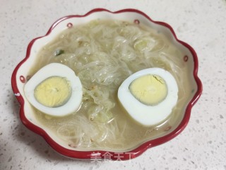 白菜挂面汤的做法步骤：12